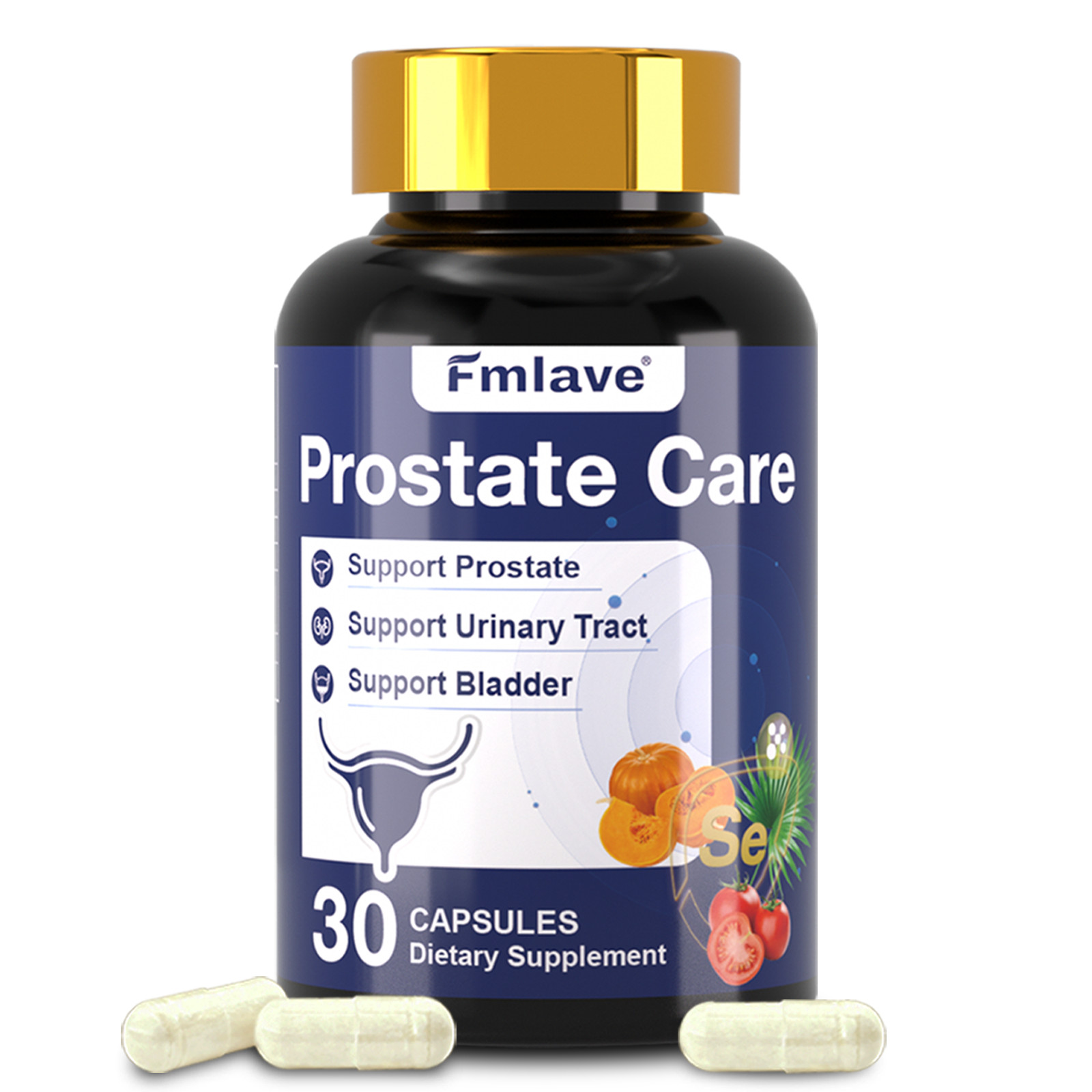 Prostate Support – Saw Palmetto – Reduce Frequent Urination, Stamina supplement