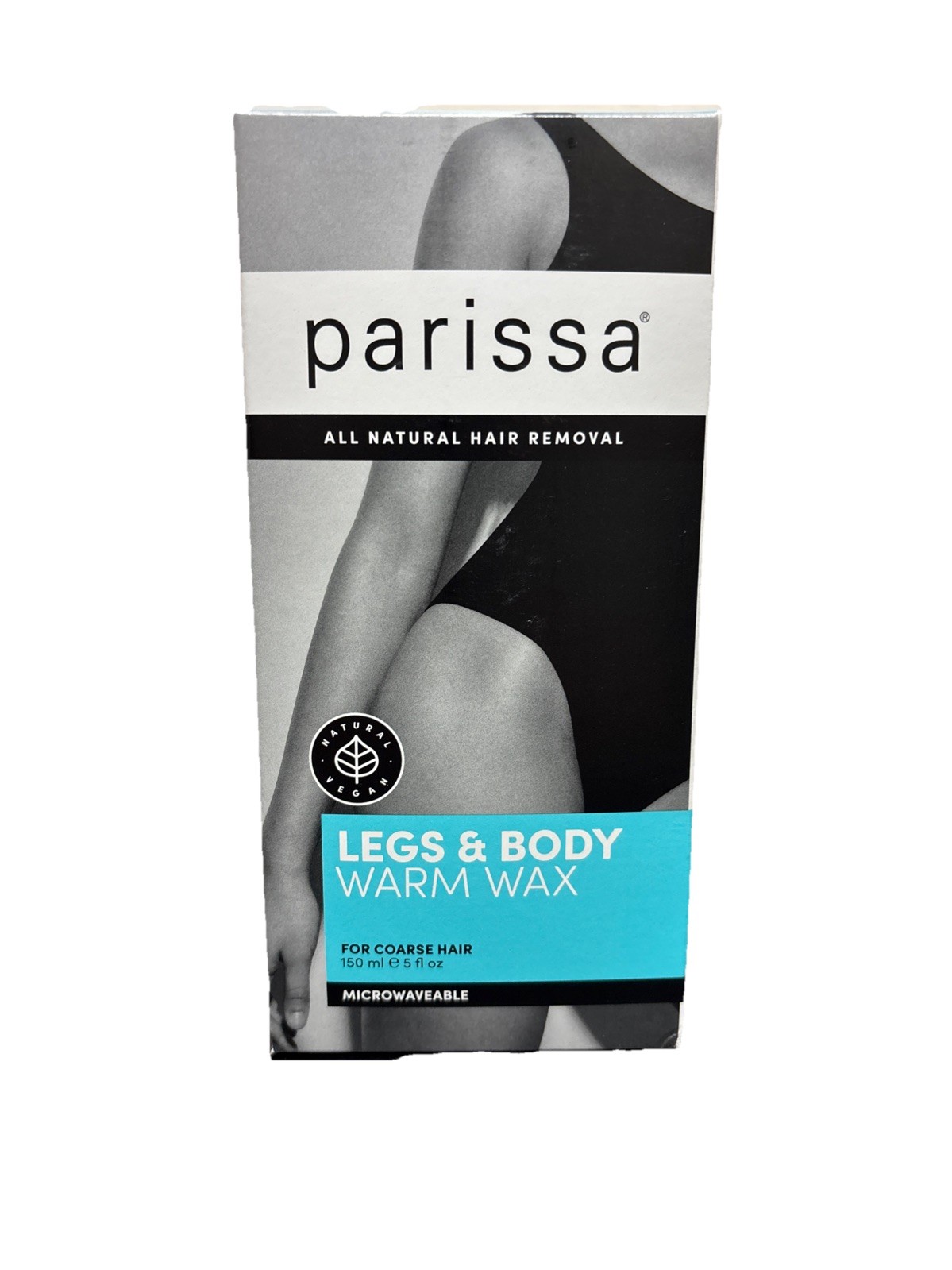 Parissa Legs & Body Warm Wax Kit, Salon-Style Microwavable Formula Coarse Hair