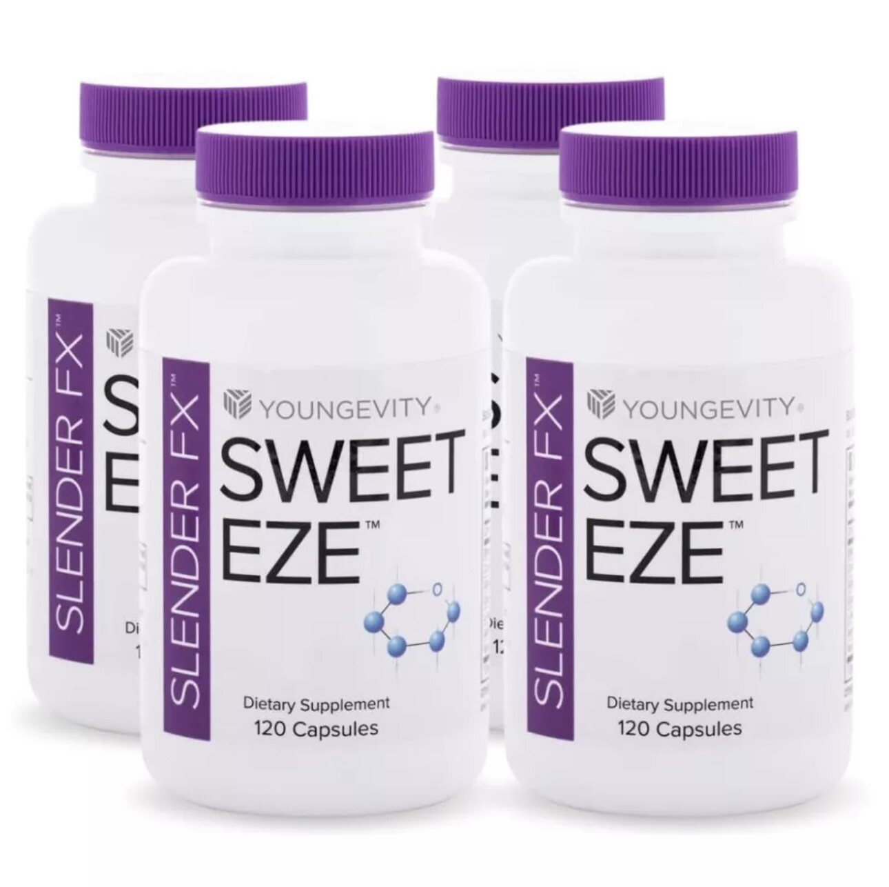 Youngevity Slender Fx Sweet Eze 120 capsules 4 Pack Dr. Wallach – FREE SHIPPING