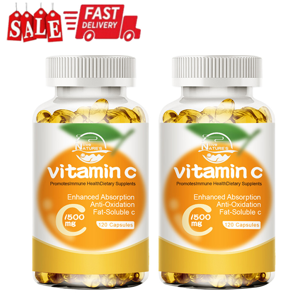 Vitamin C 1000mg 240 CAPS Vitamina Capsules 1000 mg Immune System EXP 2026