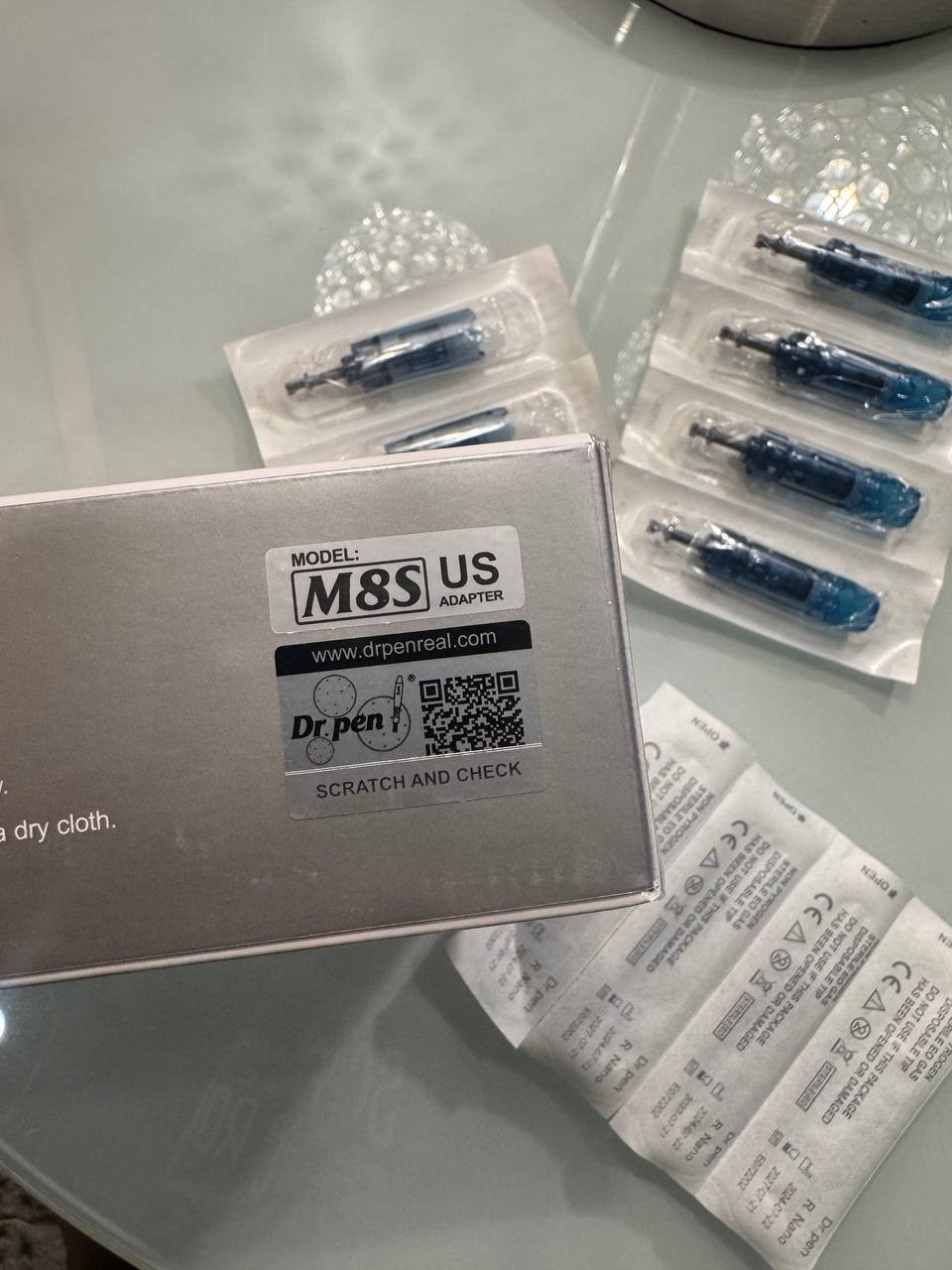 Dr. Pen M8S Wireless Pen, Adjustable Speed Device +10 Tips =(10×18)