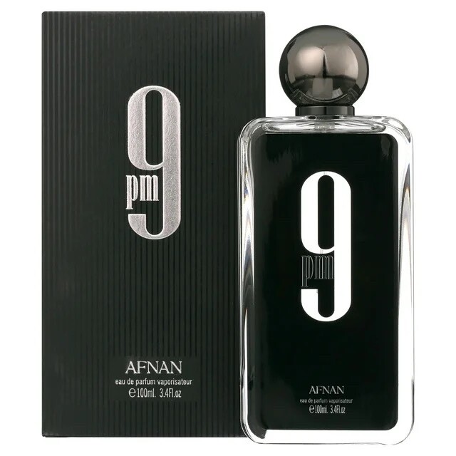 Afnan 9 PM Eau de Parfum Spray for Men 3.4 Fl Oz | Brand New