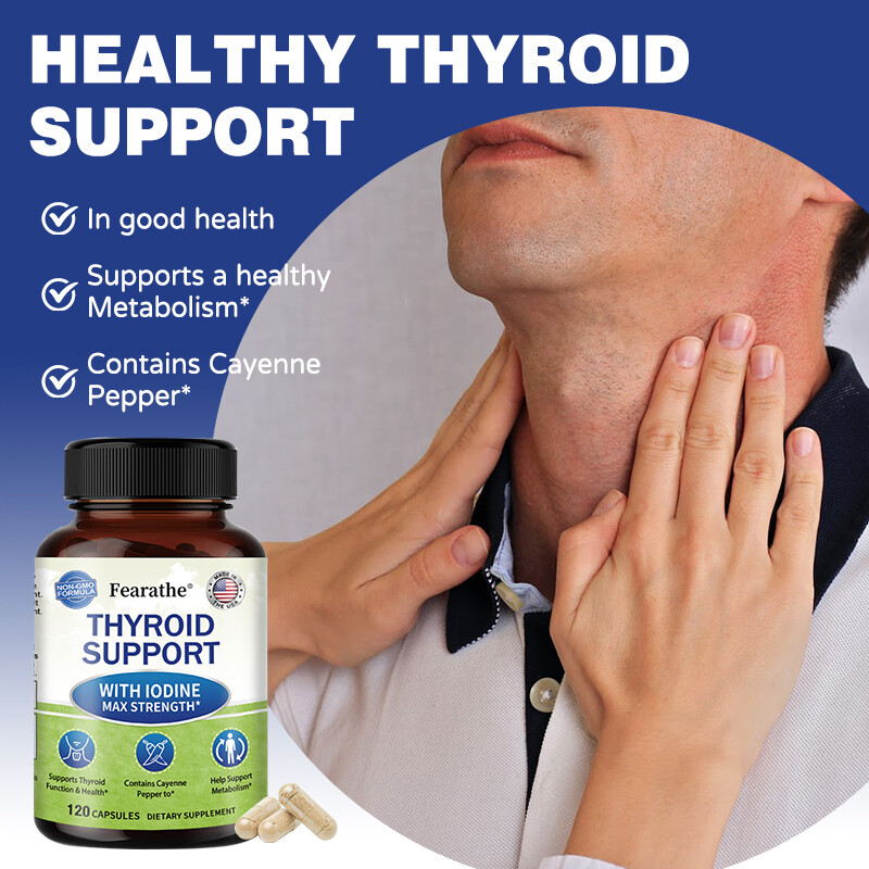 Advanced Thyroid Support Boost Metabolism And Energy Levels 120 Capsules