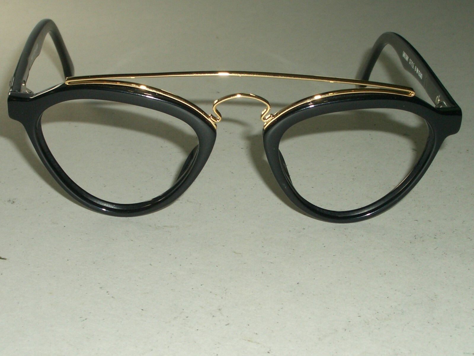 B&L RAY-BAN GATSBY STYLE 8 W1530 BLACK/GOLDEN SUNGLASSES/EYEGLASS FRAME ONLY NEW