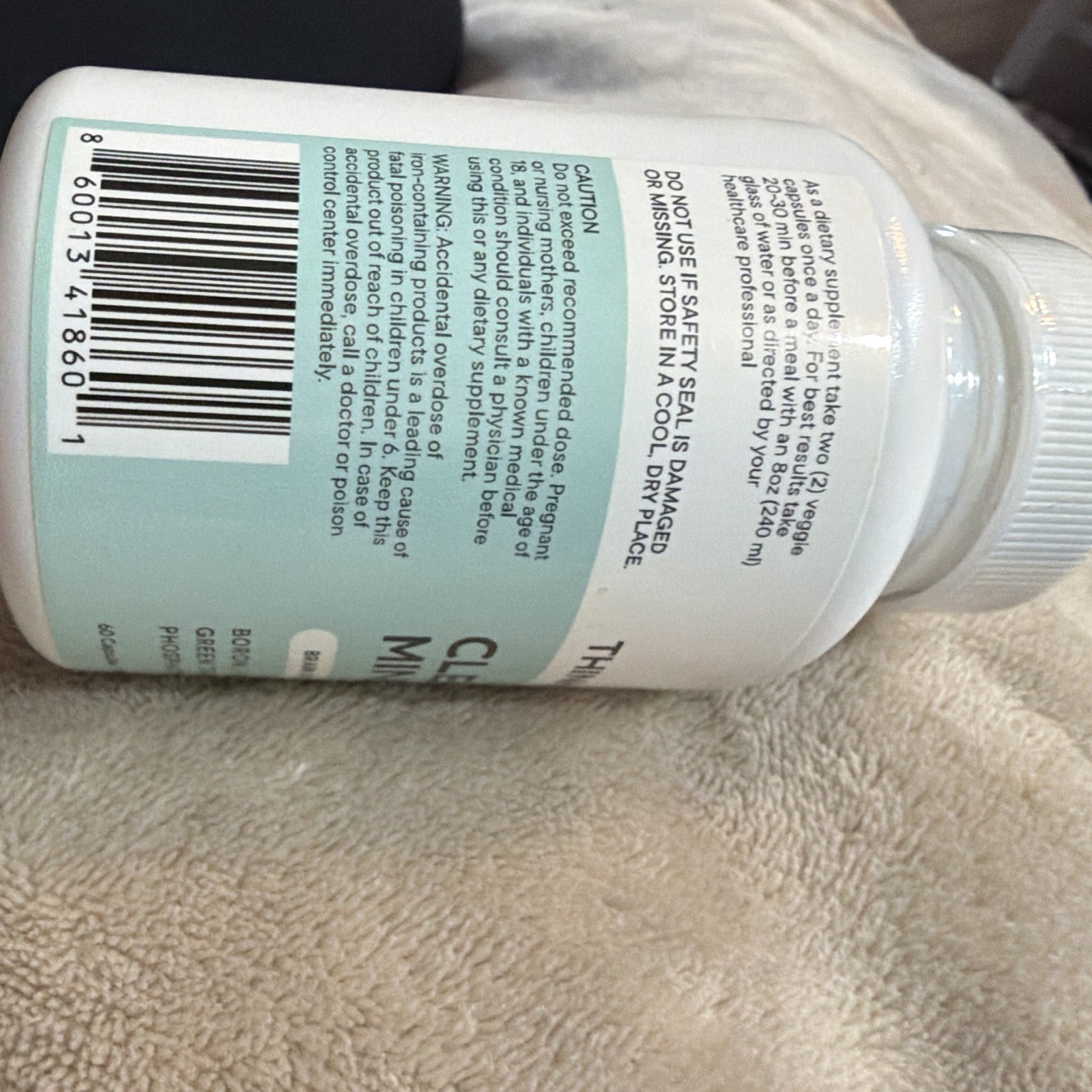 Thinkwell Labs Clear Mind Brain & Focus Formula 60 Veggie Caps Exp 07/2027