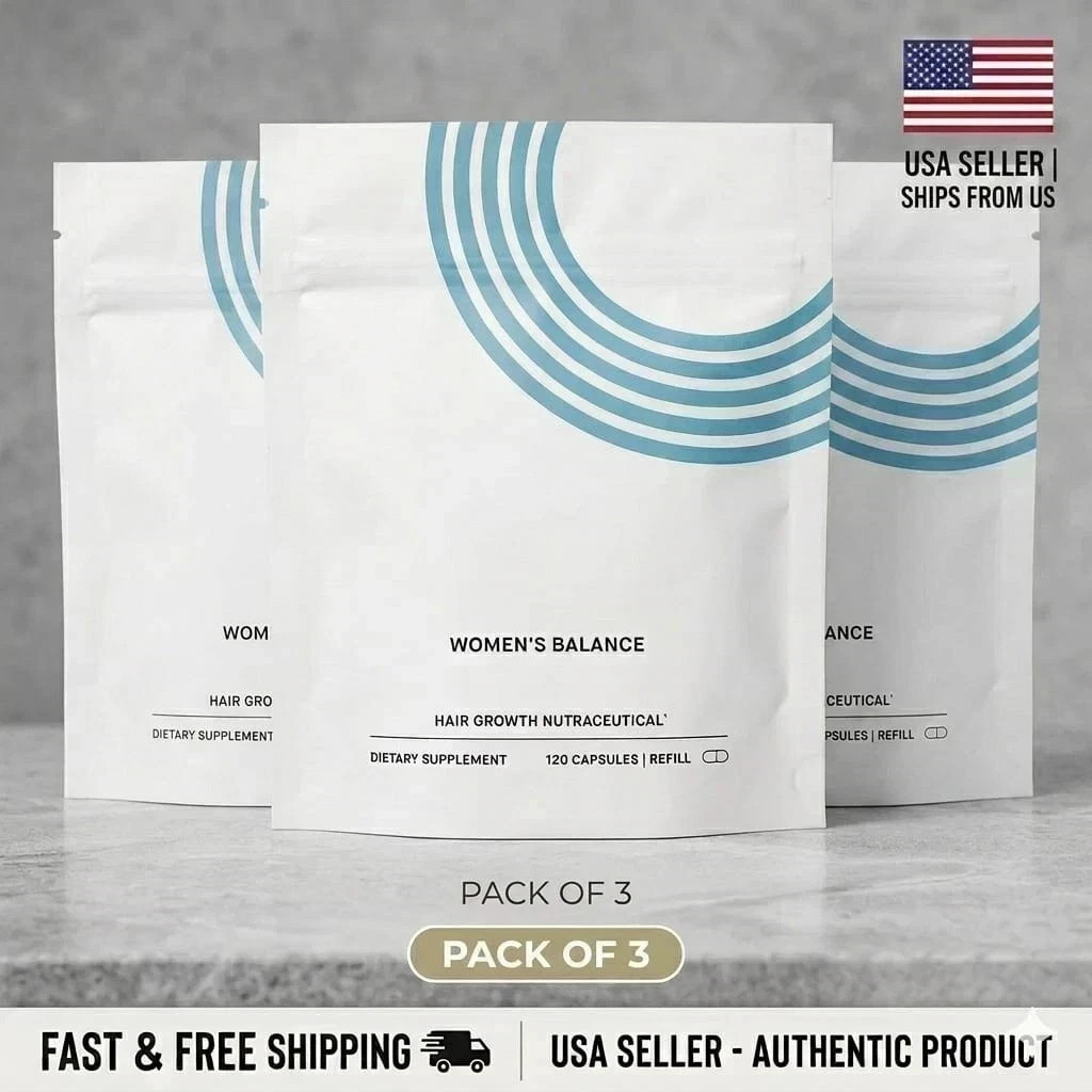 Pack Of 3 Women’s Balance Refill Pouch 360 Capsules Ages 45 and Up-Free Shipping