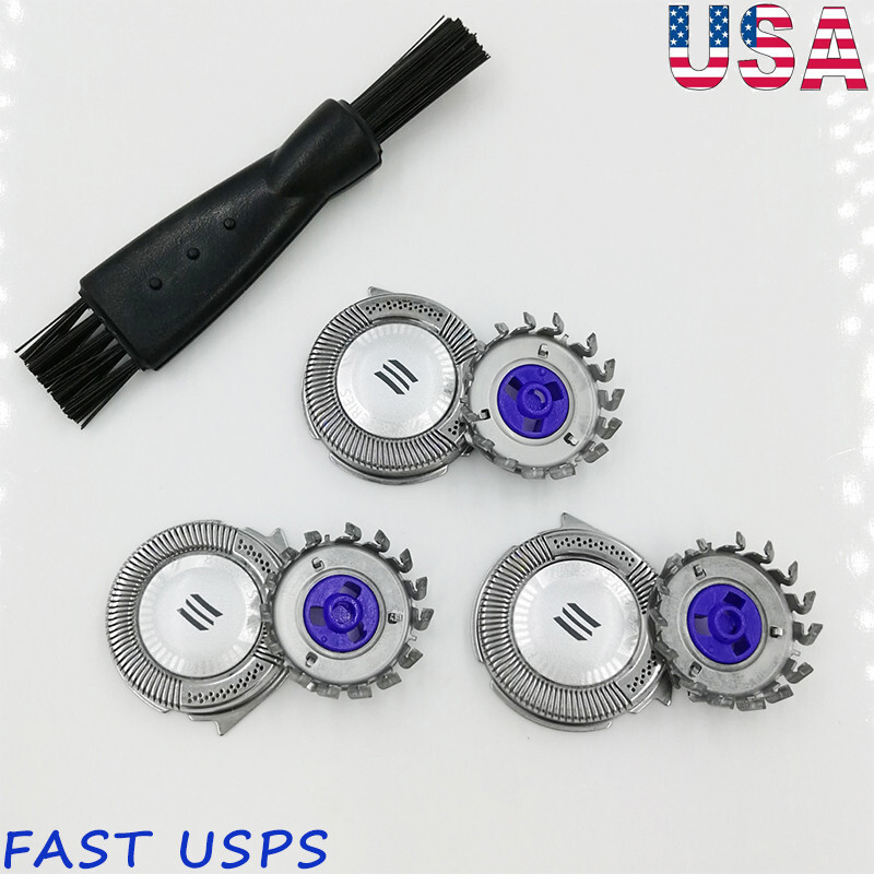 3 Pcs HQ8 Replacement Heads For Philips Norelco Shavers and Blades