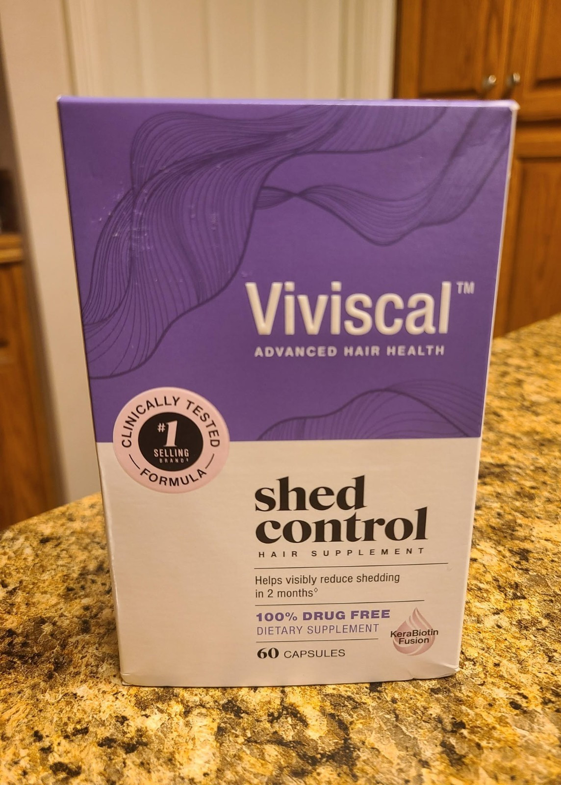 Viviscal Shed Control Hair Supplement 60 Capsules – New/Sealed – Exp 01/2027