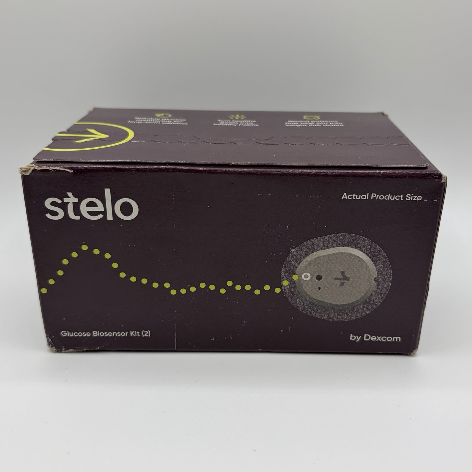 Dexcom Stelo Glucose Biosensor (OTC) – 1-Month Supply (2 Sensors)