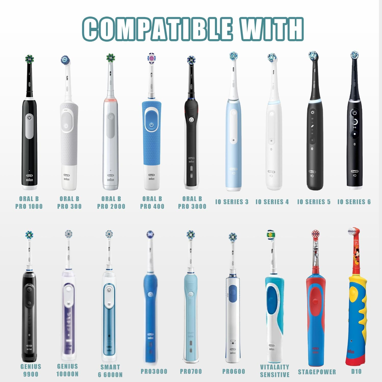Charger Replacement for Oral B Electric Toothbrush IO Series 3 4 5 6 | 3757