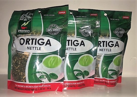 Ortiga Hierba (Nettle Herbs) 3 Bags 30 Grams/Bag