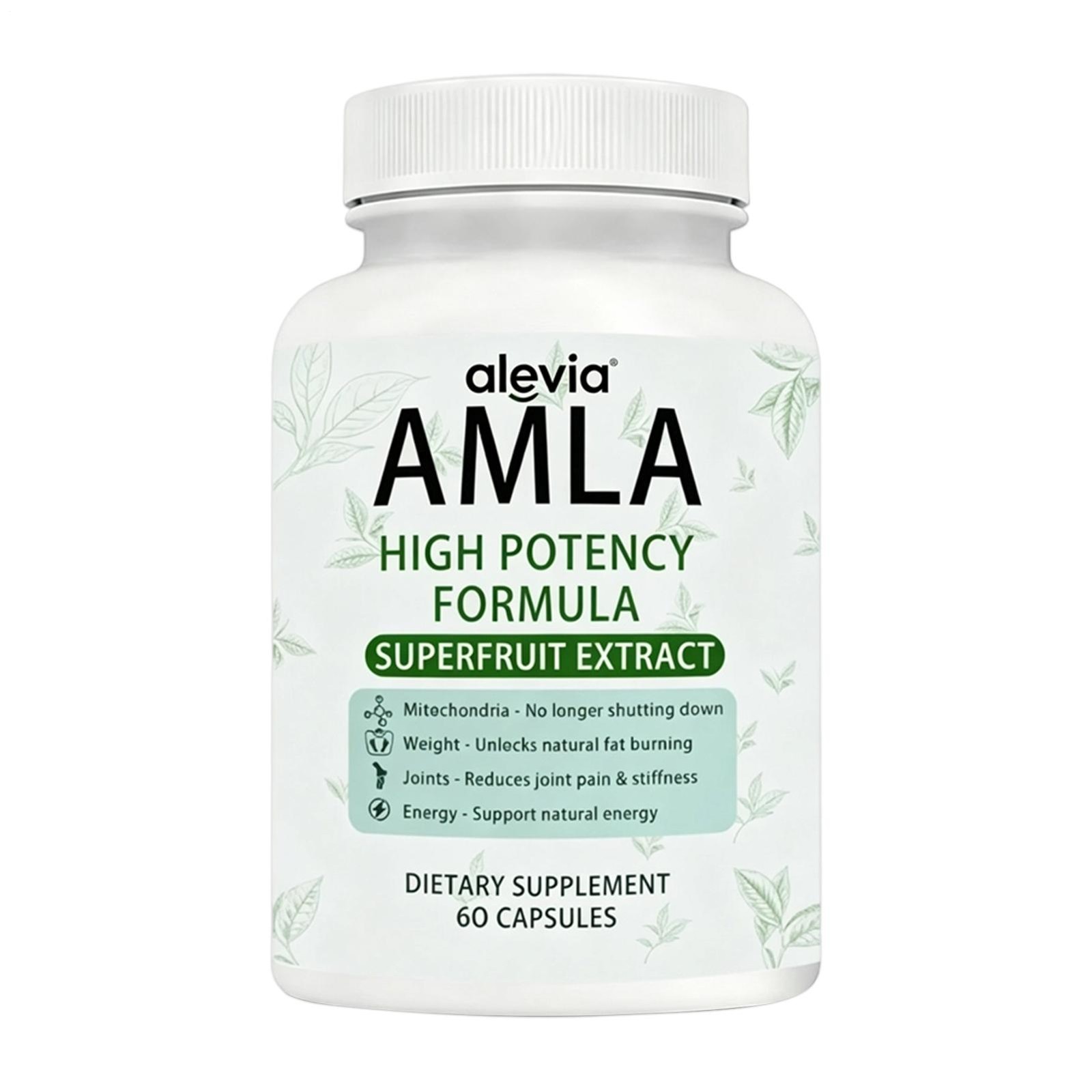 AMLA Capsules Superfruit Extract High Potency Formula 60 Capsules