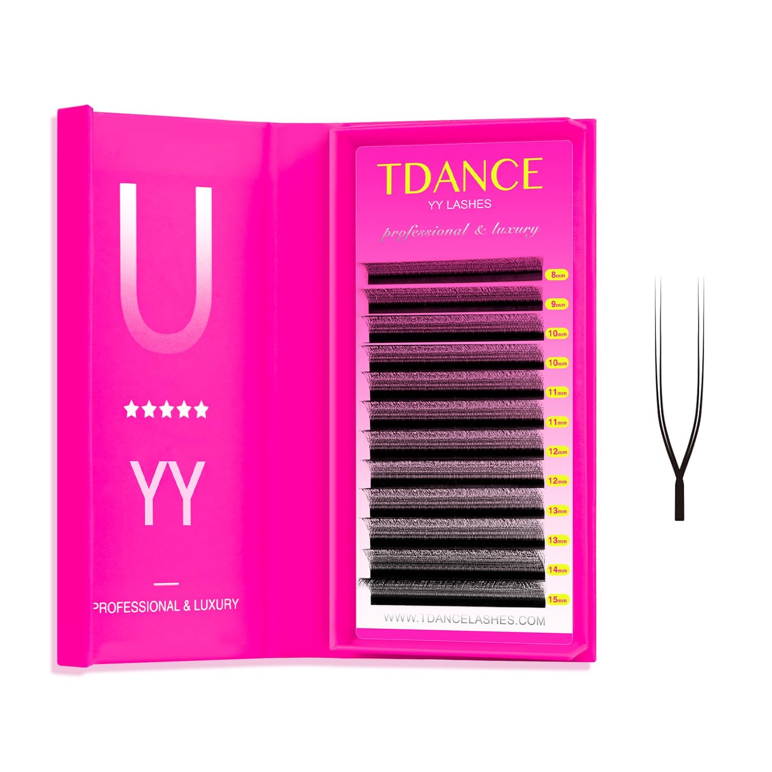TDANCE U Lash Extensions 2D 3D 4D 5D UU Lash Fans Eyelash Extension U Shaped …