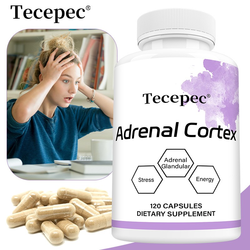 Adrenal Cortex Supplements Balanced Energy Support Immune System 120 Pills US