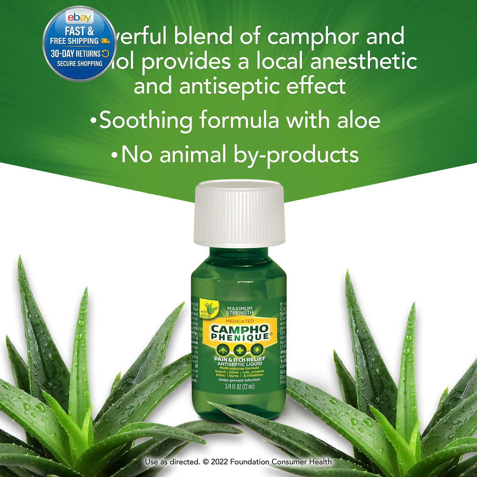 Maximum Strength Antiseptic 0.75 Fl Oz (Pack of 1), Green