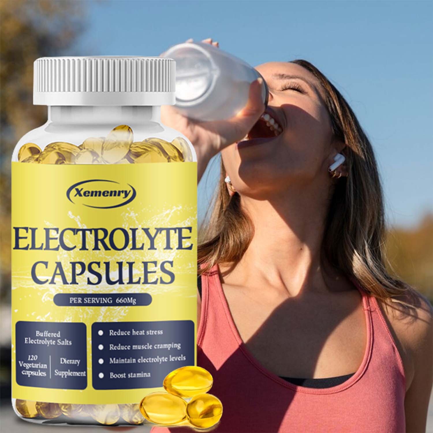 120pcs Electrolyte – Potassium, Magnesium – Muscle Health, Energy & Endurance