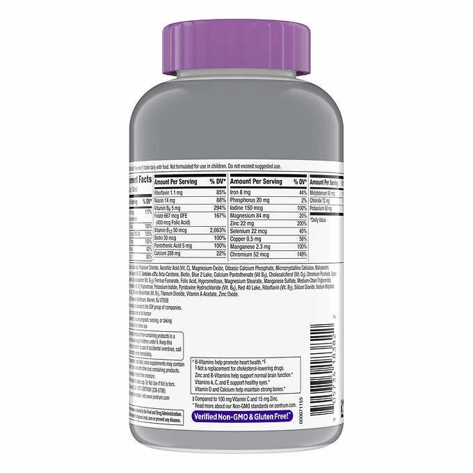 Centrum Silver Women 50 Plus 275 Tablets Exp 09/2026 Immune Support Multivitamin