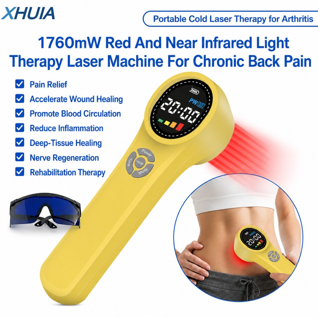 1760mW Cold Laser Therapy Device for Wound Healing ,Tissue Repair, Pain Relief