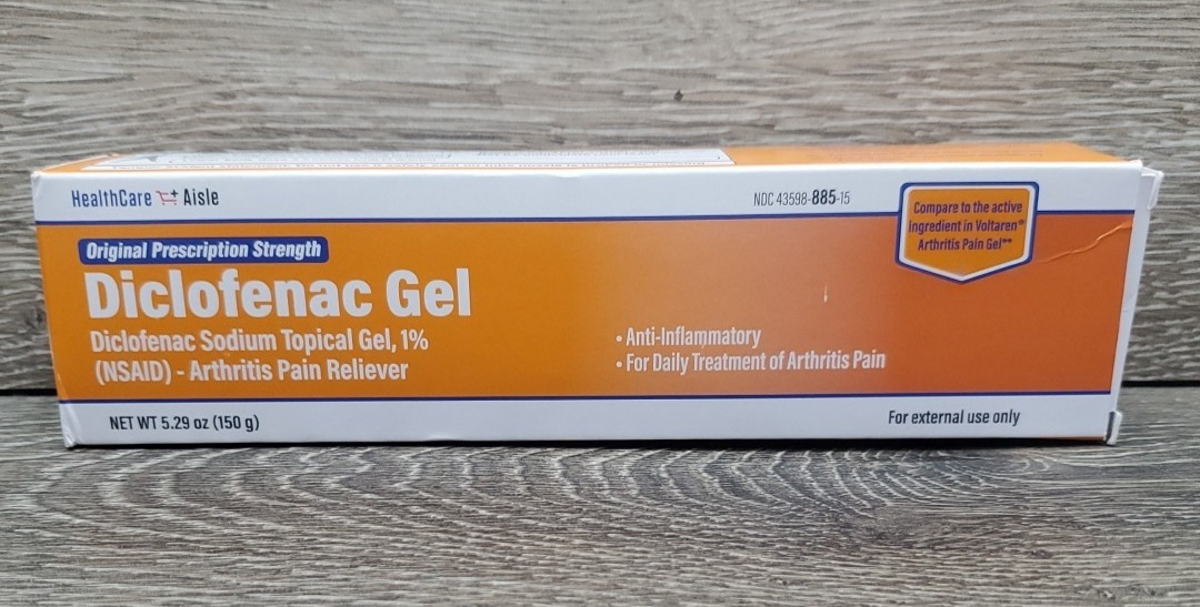HealthCare Aisle Diclofenac Gel Arthritis Pain Reliever 5.29 oz Exp 06/2027