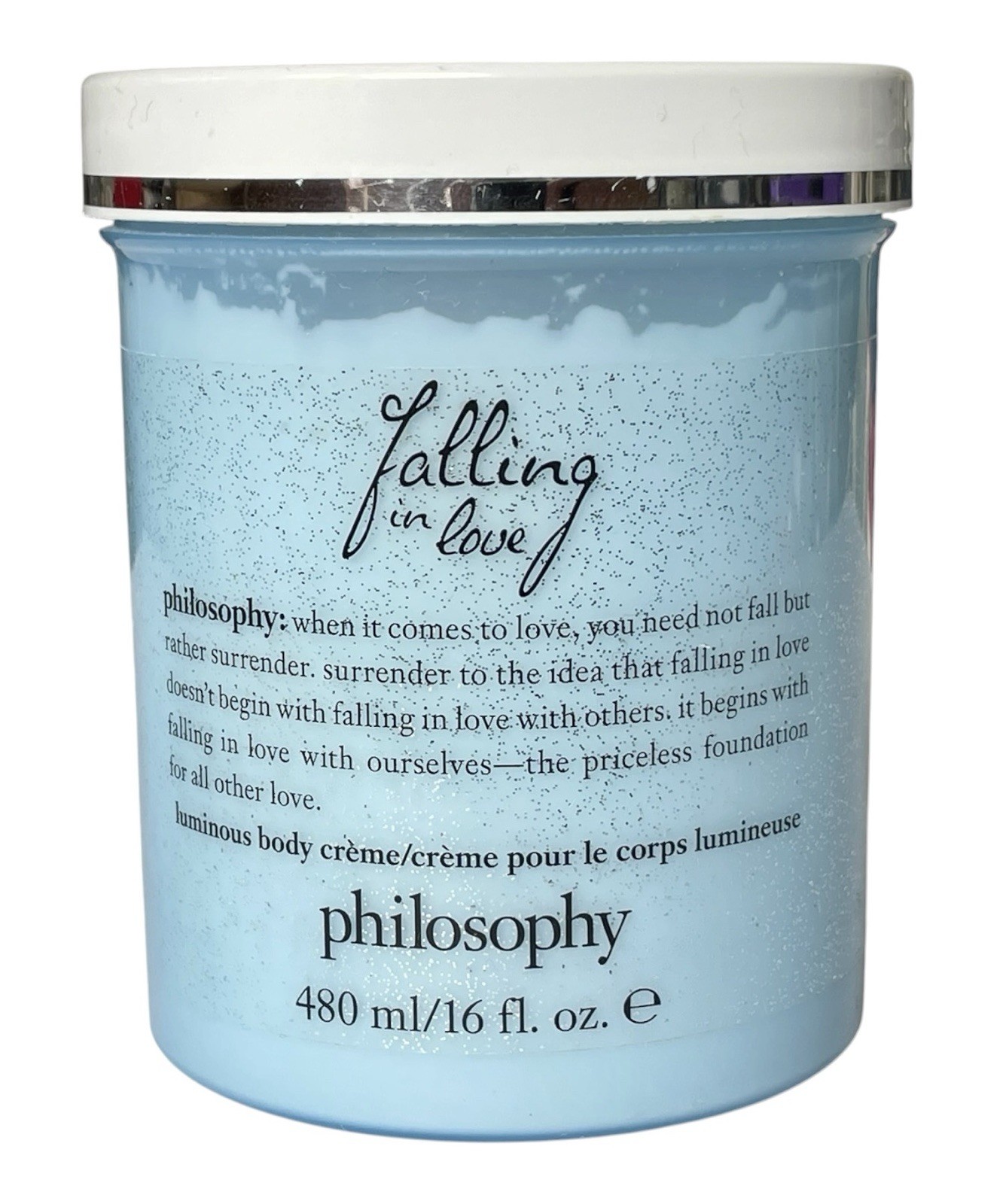 Philosophy FALLING IN LOVE Luminous Body Creme Cream Perfumed 16 oz