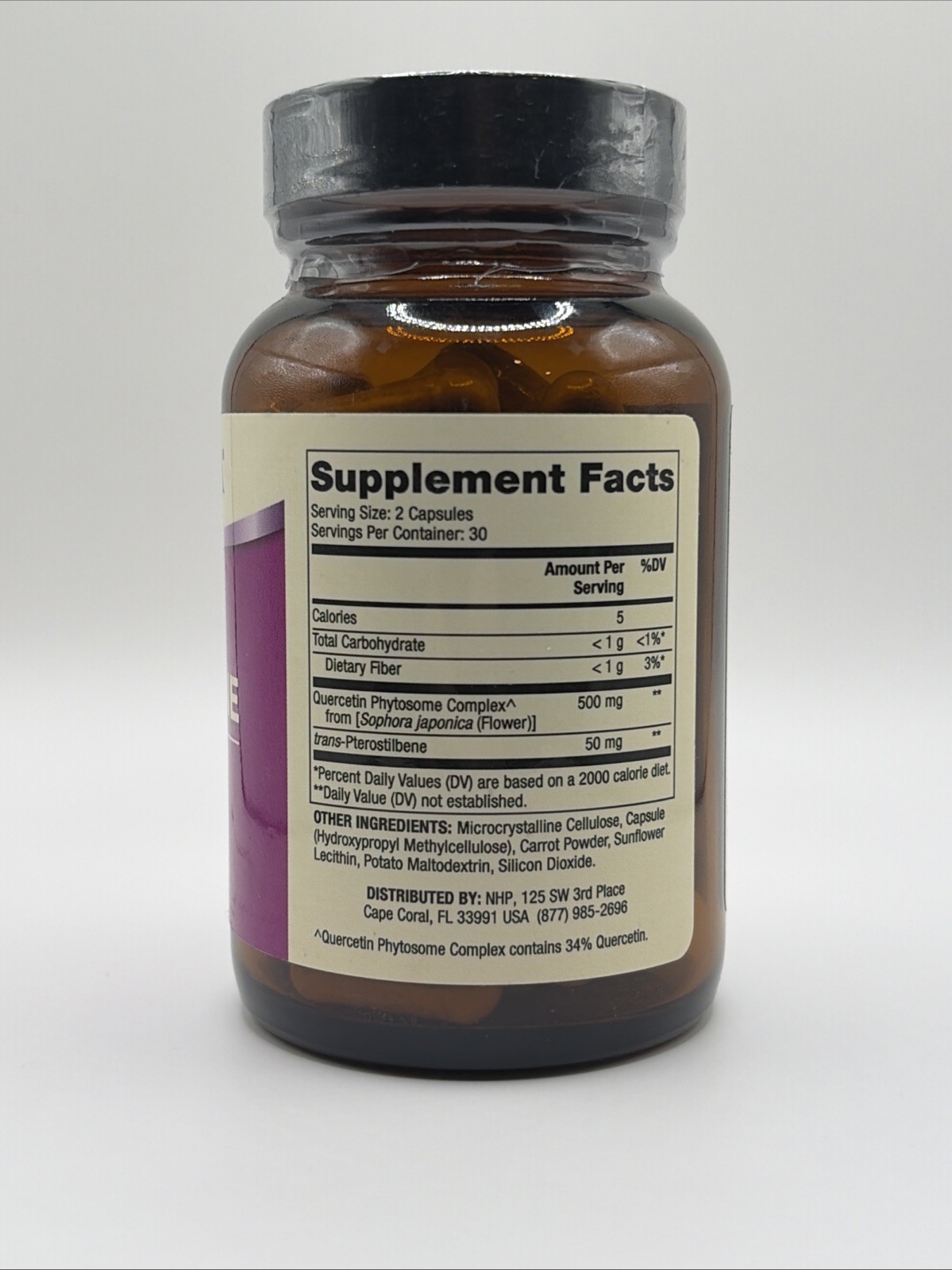 Dr. Mercola Quercetin & Pterostilbene Exp 07/2026 Lot Of 3 x 60s 180 tot caps