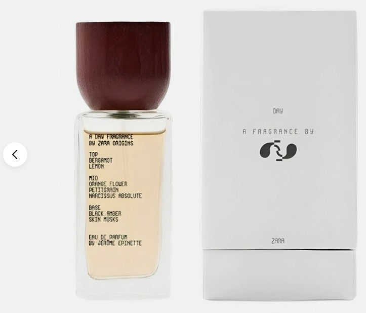 Zara Origins Day By Jerôme Epinette for Men EDP Eau De Parfum 50ML (1.69 FL OZ)