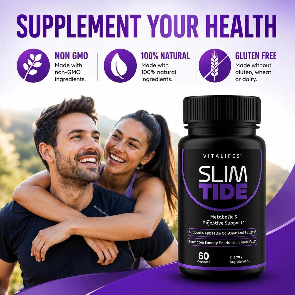 Slimtide Advanced Energy And Fitness Supplement Slim Tide 60 Capsules
