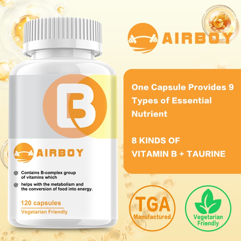 Vitamin B Complex 240pcs- Vitamins B2 B6 B12,Biotin,Niacin-IMetabolic Support