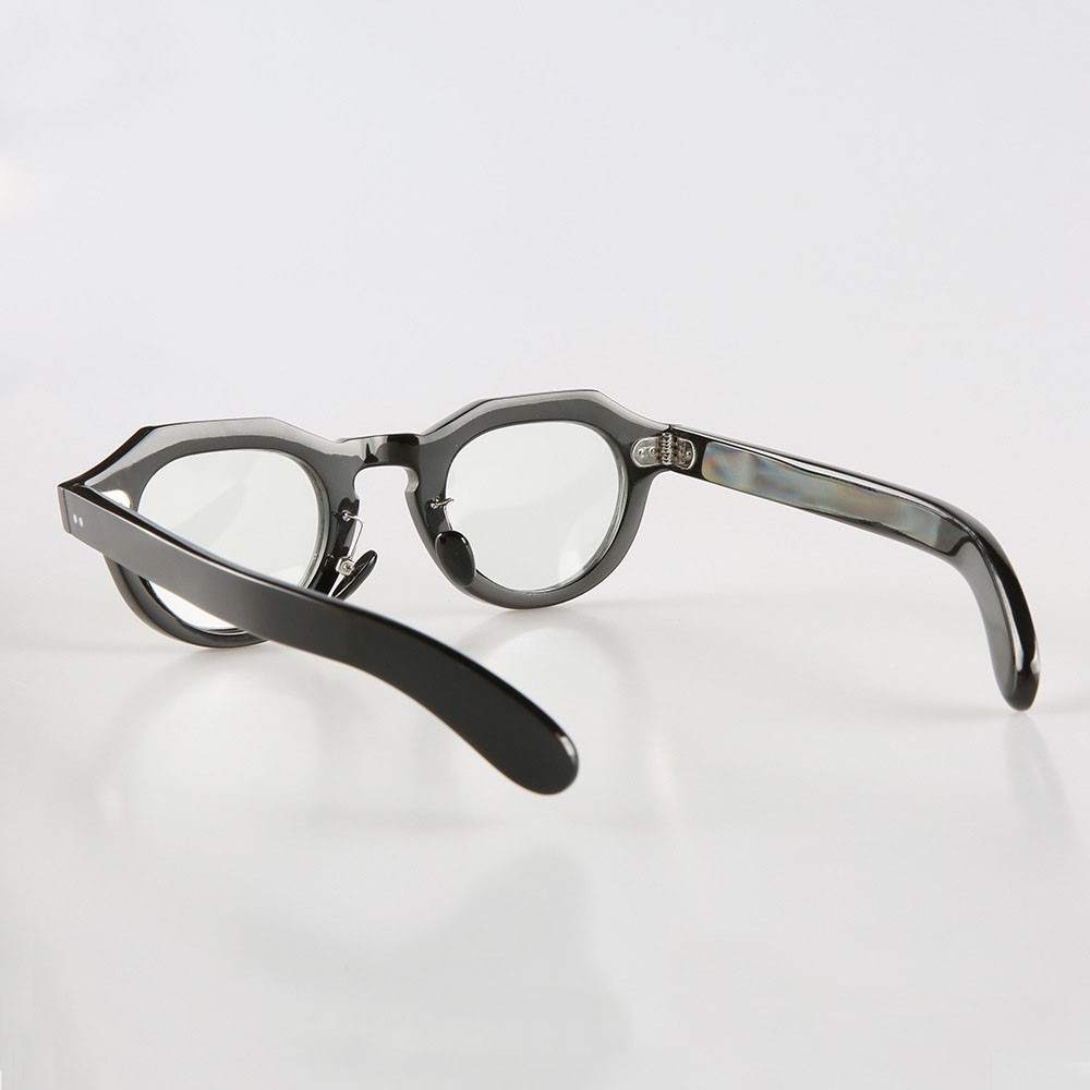 Glasses Frames For Men Vintage Polygon Handmade Buffalo Horn Eyeglass Frames