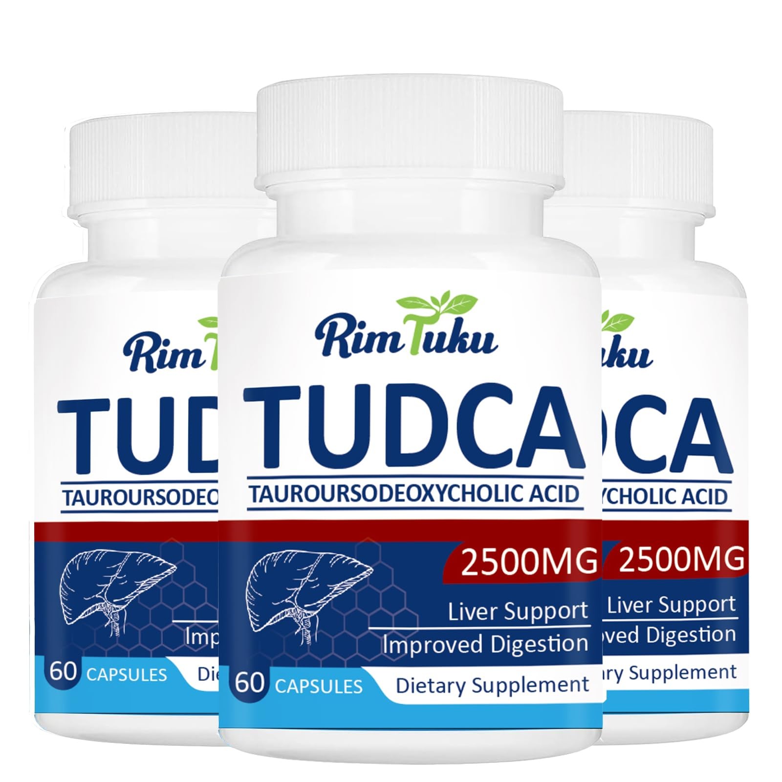 Rimtuku 2500Mg Tudca Liver Supplement – Bile Salts Supplement Liver Detox
