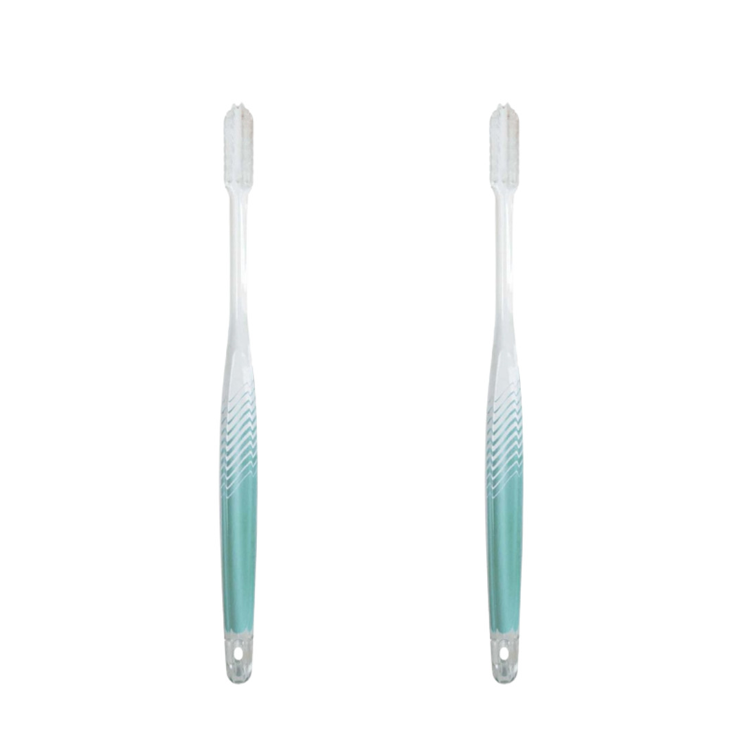 Miracle Toothbrush Pastel Green Soft Toothbrush 2 Pack Made in Japan