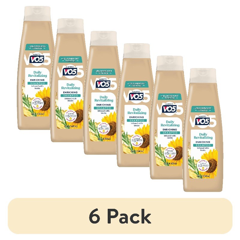 (6 pack) Alberto VO5 Daily Revitalizing Enriching Shampoo with Biotin