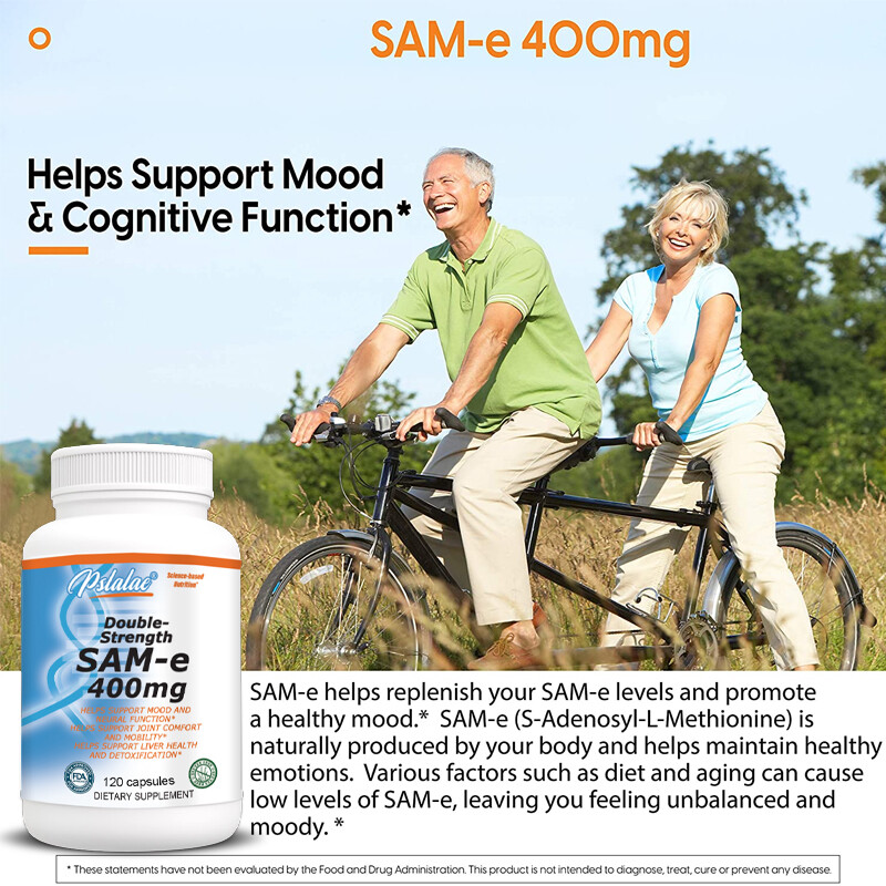 SAM-e 400mg – Brain & Nervous System Health, Liver Cleansing, Positive Emotions