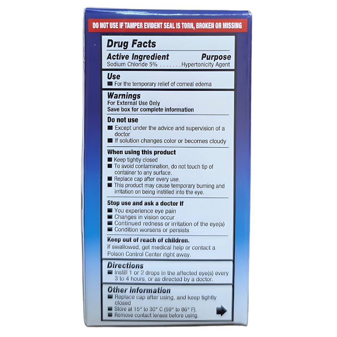 Reliable 1 Sodium Chloride 5% Solution – 12 Pack | Muro 128 / Rugby Alt (6-2027)