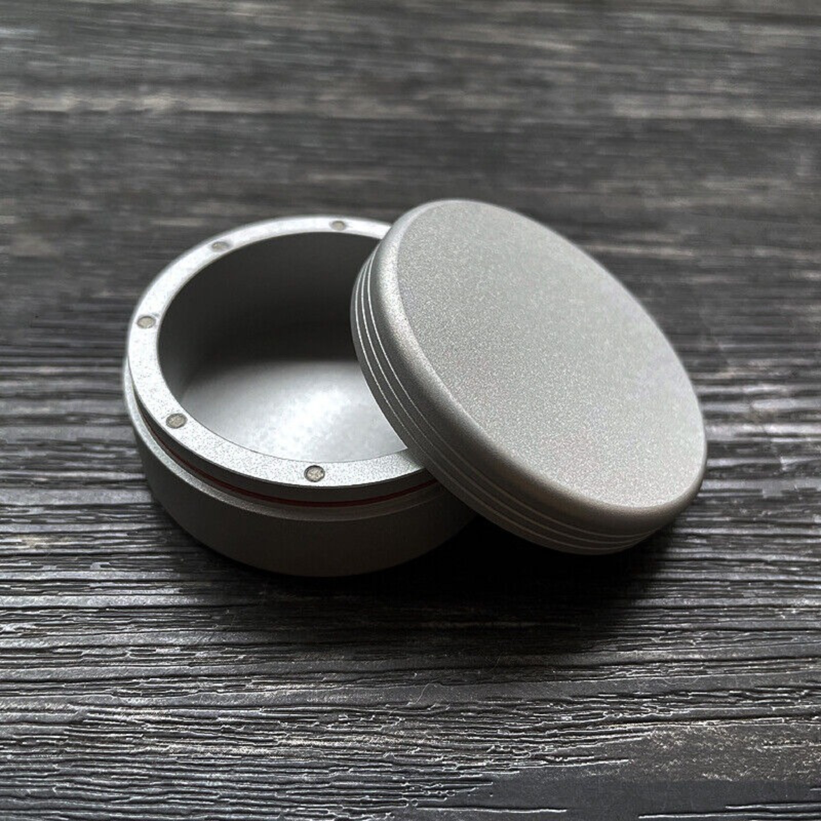 Titanium Alloy Waterproof Container Pill Box Travel Outdoor EDC Tool Keychain