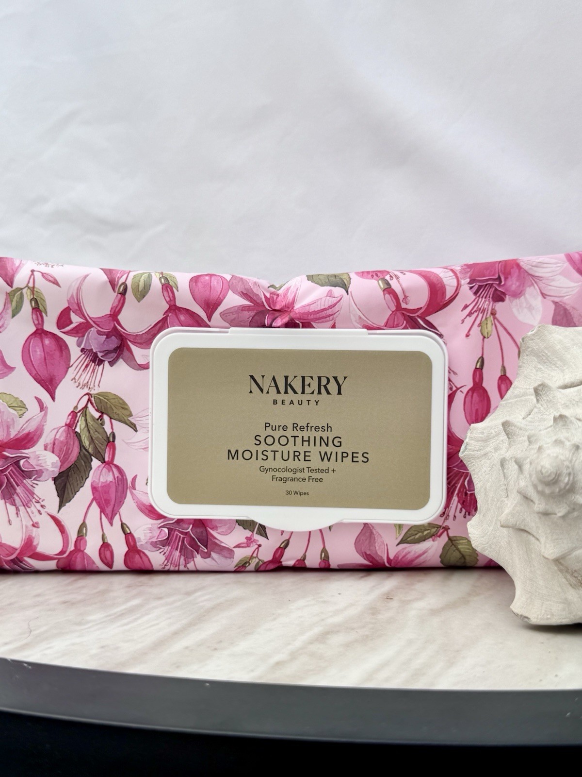 Nakery Beauty | Pure Refresh Soothing Intimate Wipes 30ct NEW Sealed pH Balanced