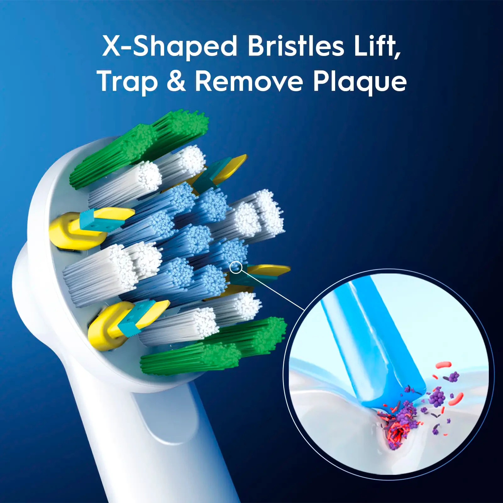 Oral-B Floss Action Replacement Electric Toothbrush Heads – EB25RB – EB25AB-9