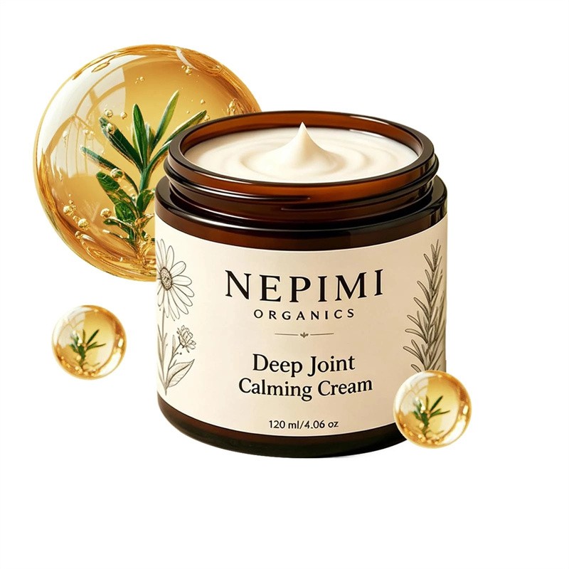 Nepimi Deep Joint Calming Cream, Moisturizing Massage Topical Body Cream 120ml