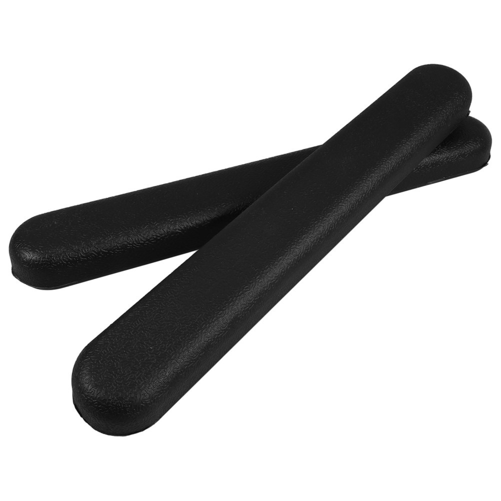 2Pcs Black ABS Armrest Replacement Pads for Wheelchair Chair Accessories Durable