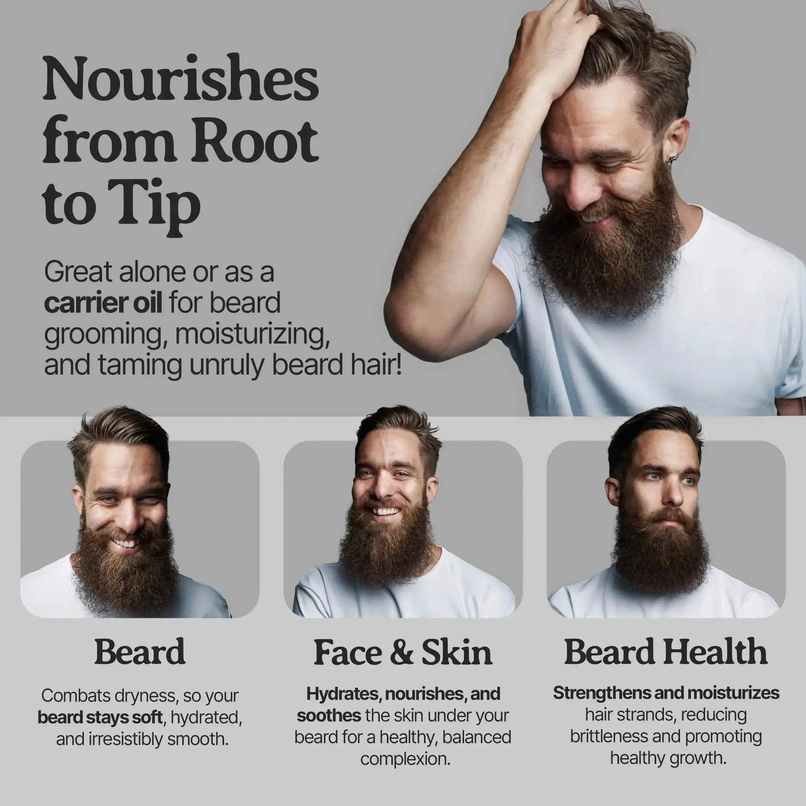 Beard Oil: Premium Blend, Nourishes & Softens, Ideal for Facial Hair Care