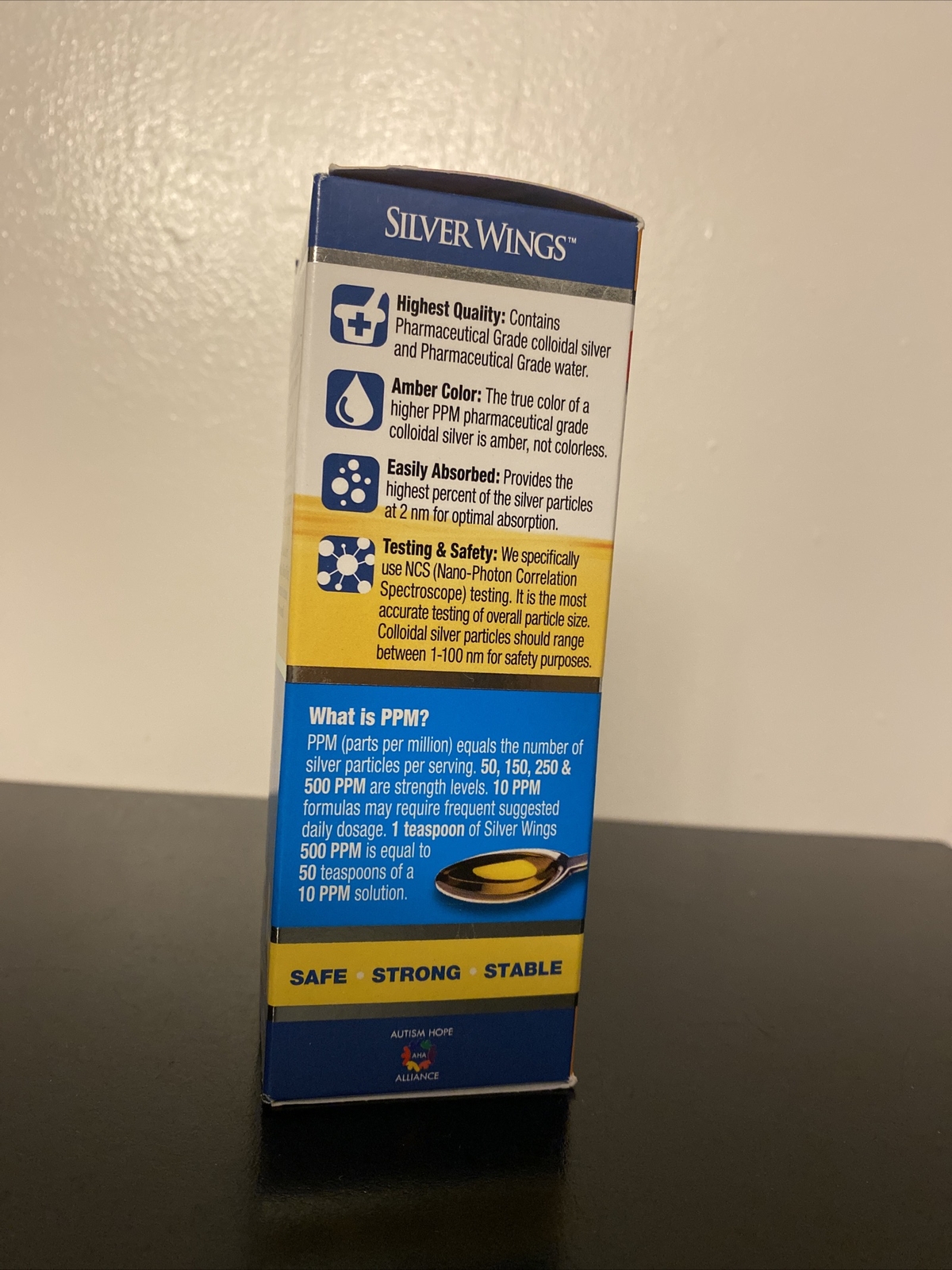 Natural Path Silver Wings Colloidal Silver 500 PPM 4 fl. oz/120 mL Dropper