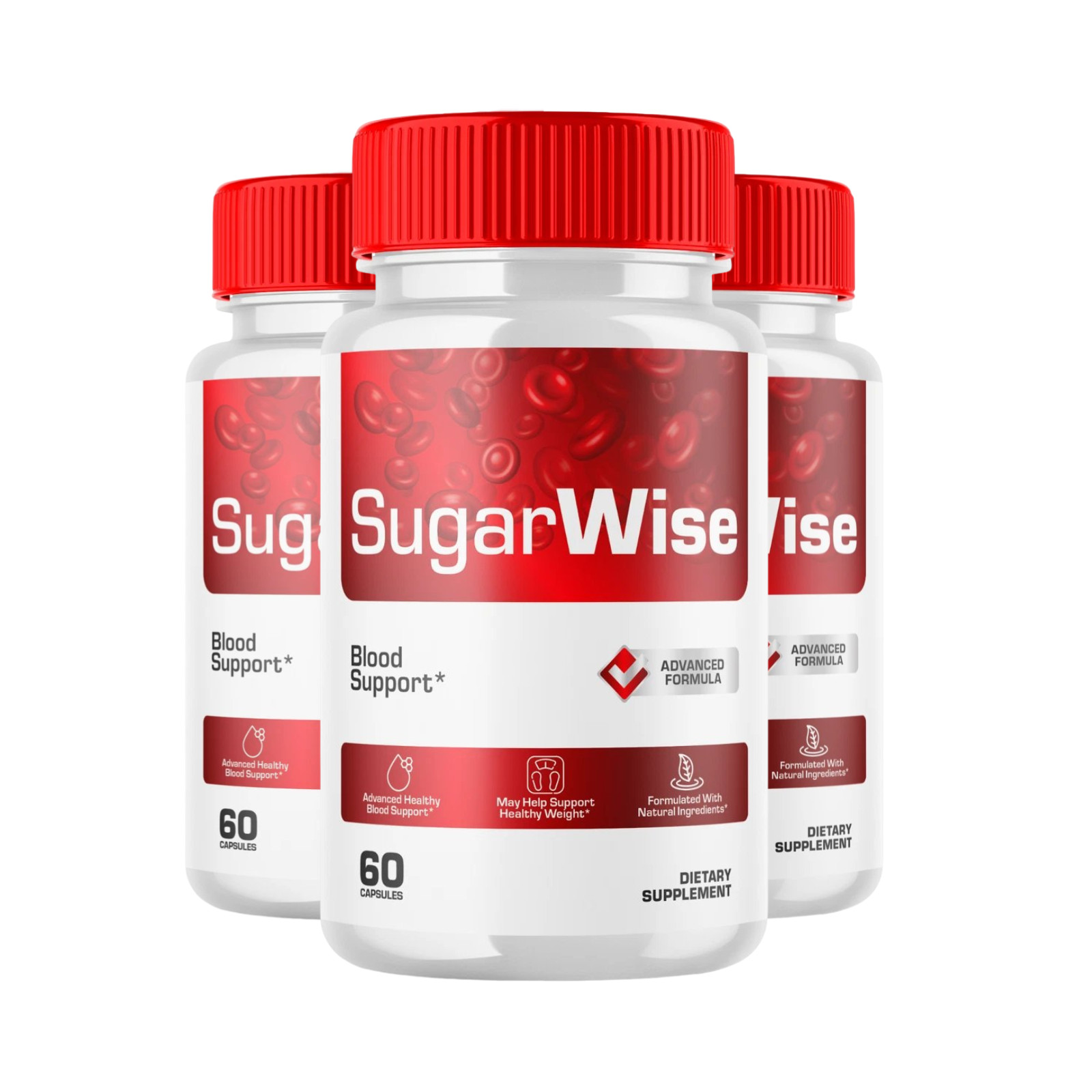 3-Pack Sugarwise Blood Support Capsules, Sugar Wise Blood Health – Capsules 180