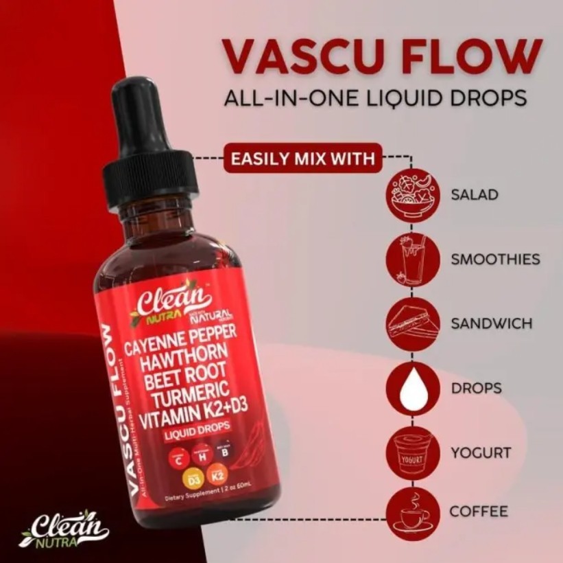 1-3X Cayenne Pepper Hawthorn Beet Root Turmeric Vitamin K2+D3 Liquid Drops 60ML