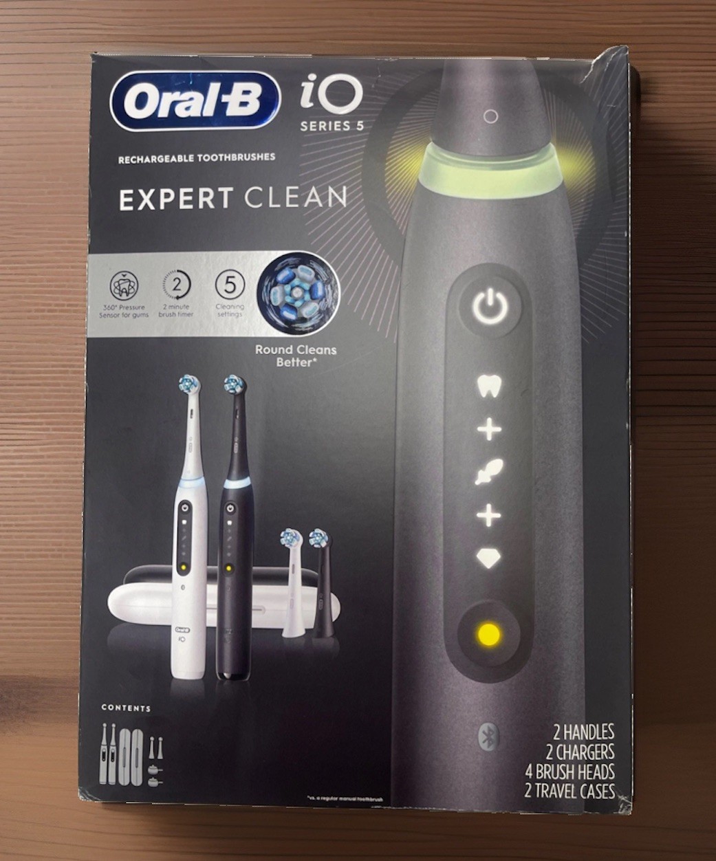 ORAL-B IO SERIES 5 EXPERT CLEAN RECHARGEABLE TOOTHBRUSH 2 PACK!