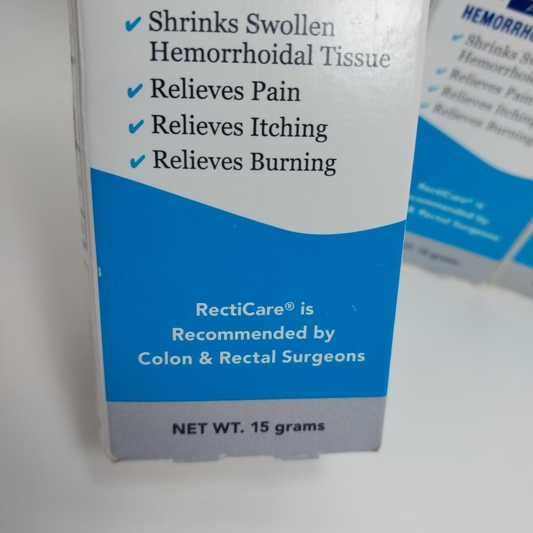 RectiCare (15g) Hemorrhoids Relief☆ Lot Of 3 – Free Shipping