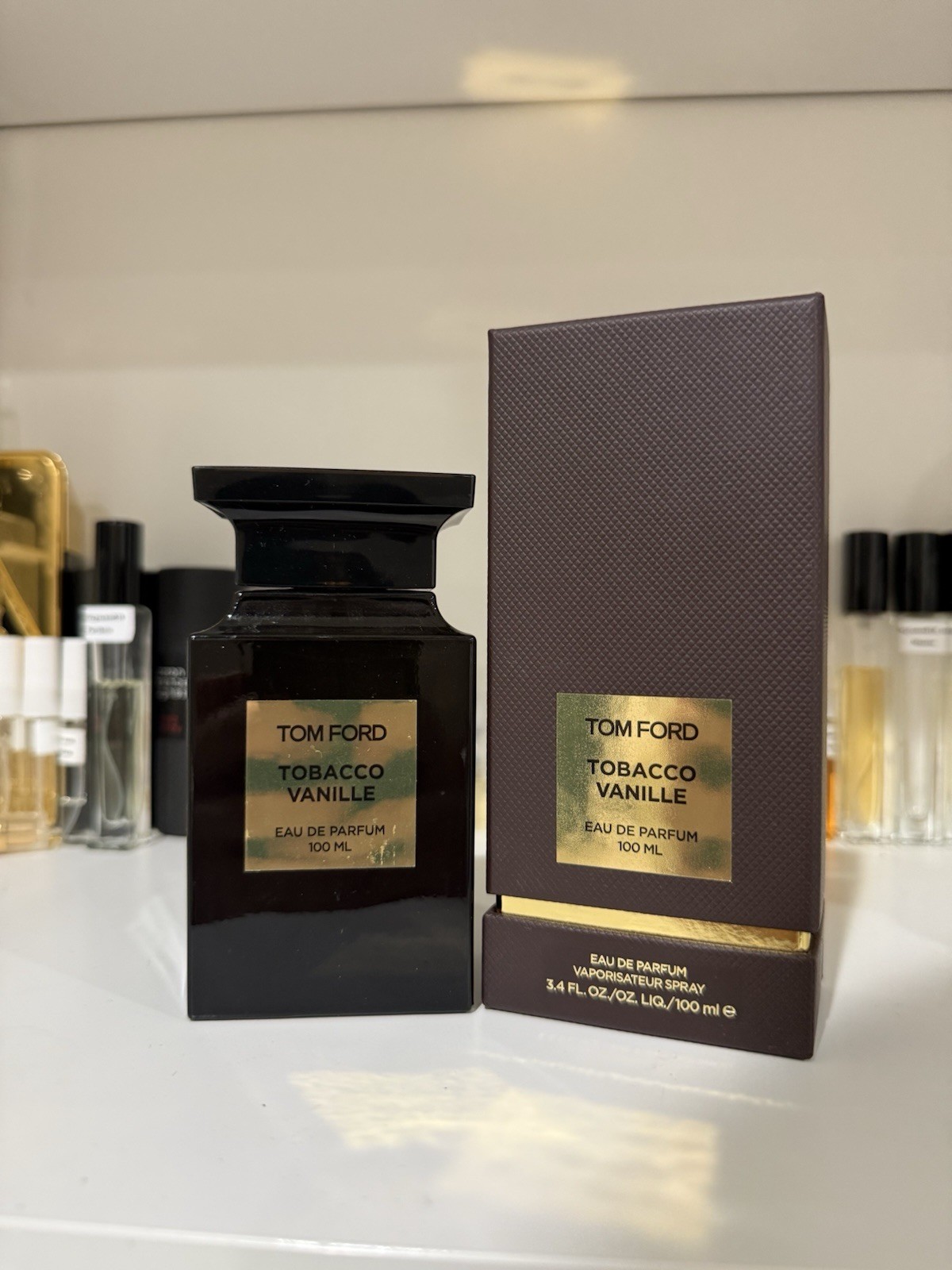 Tom Ford Tobacco Vanille 100ml (70% Full); 70ml Remaining; Comes With Box