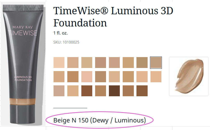 TimeWise Luminous 3D Liquid Foundation- Med. to Full Coverage – 23 Color Choices