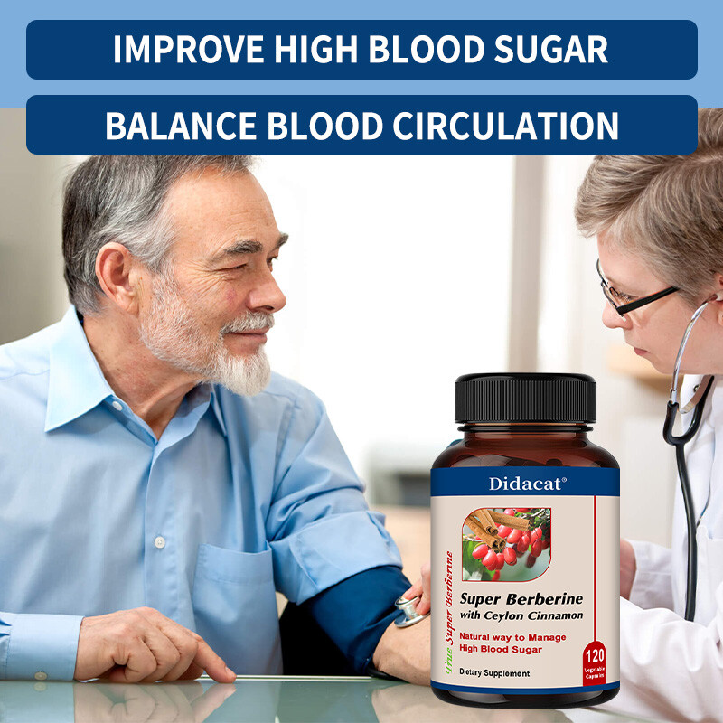 Super Berberine with Ceylon Cinnamon 4250mg,Metabolism,Balance Blood Sugar