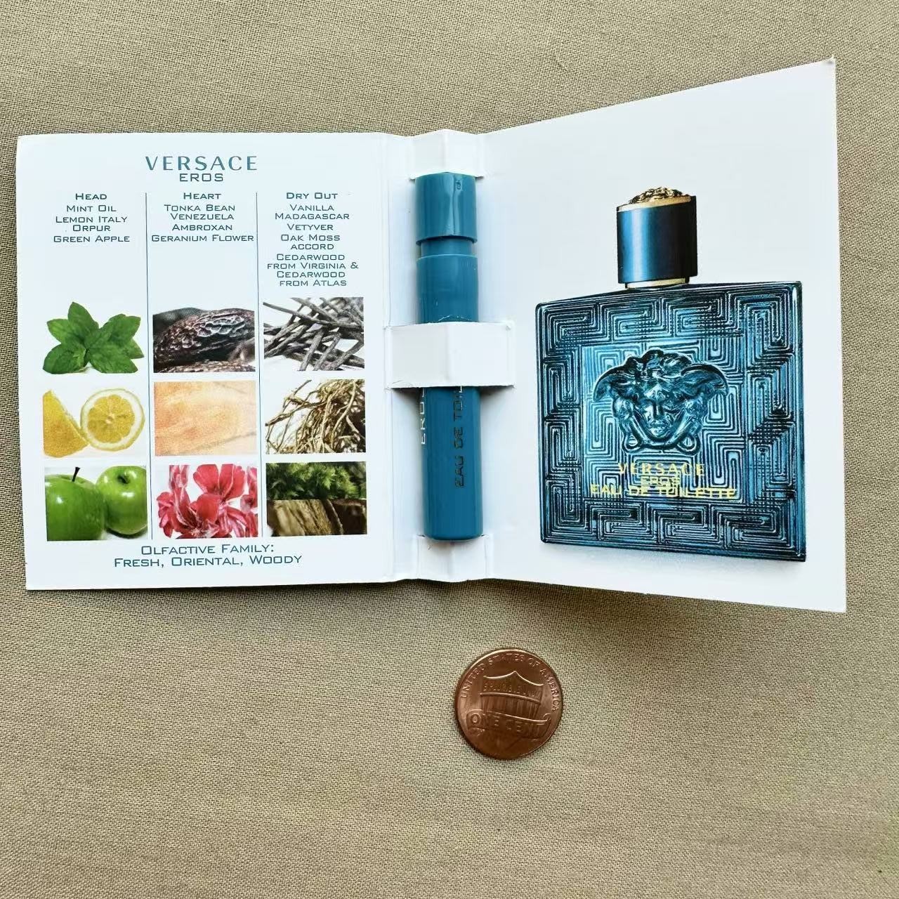 Versace Perfume Sample Vials 1ml – Authentic – Choose Your Favorite Scent