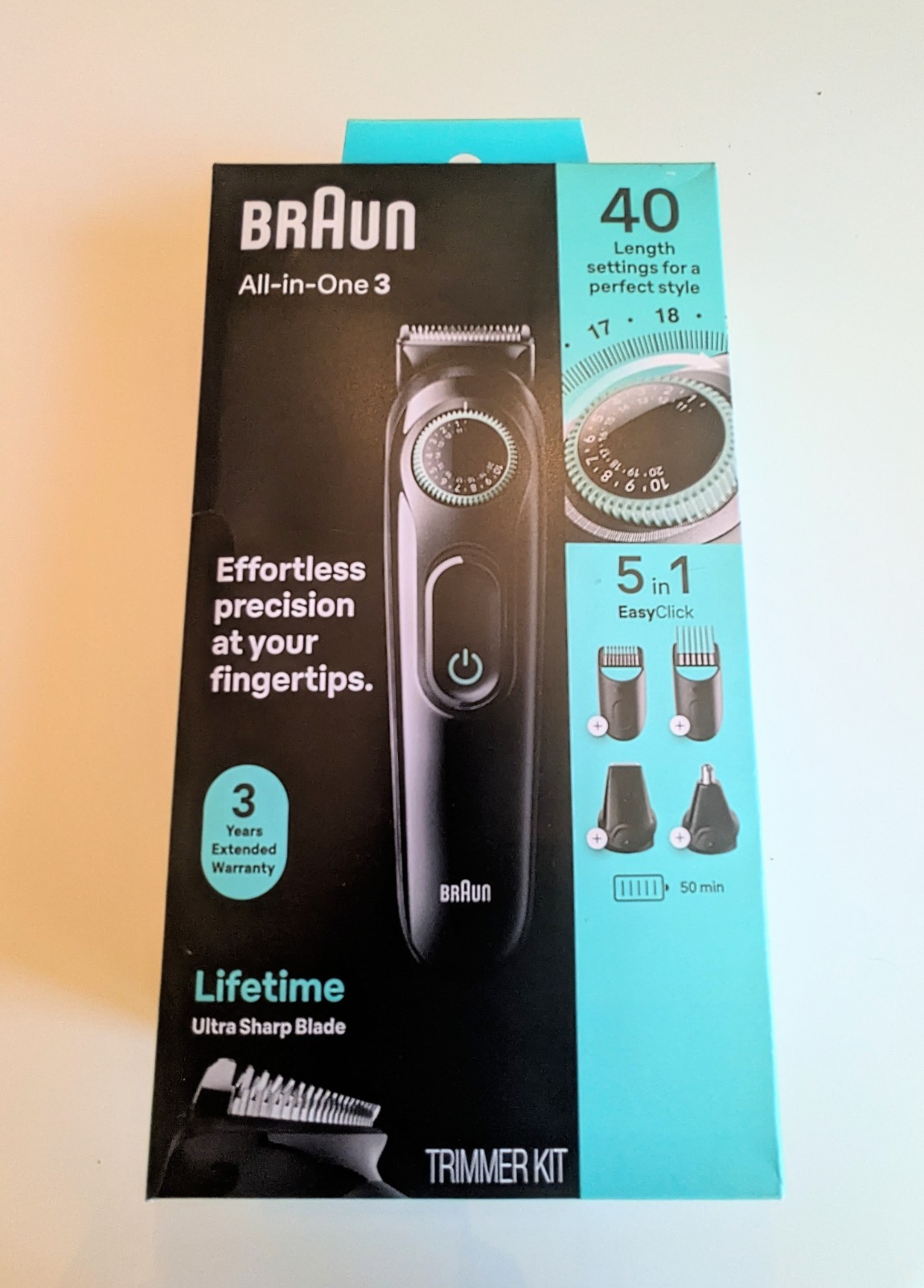 Braun Series 3 3450 5-in-1 Men s Electric Grooming Kit with Beard Hair Trimmer